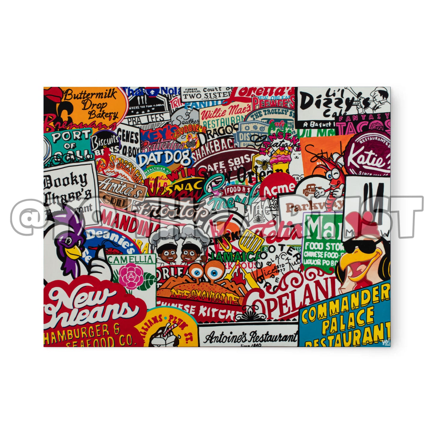 “A Taste of New Orleans” print