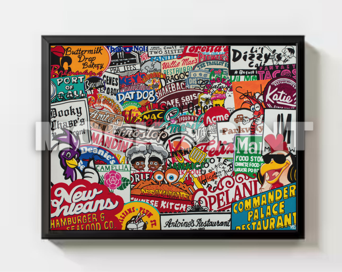 “A Taste of New Orleans” print